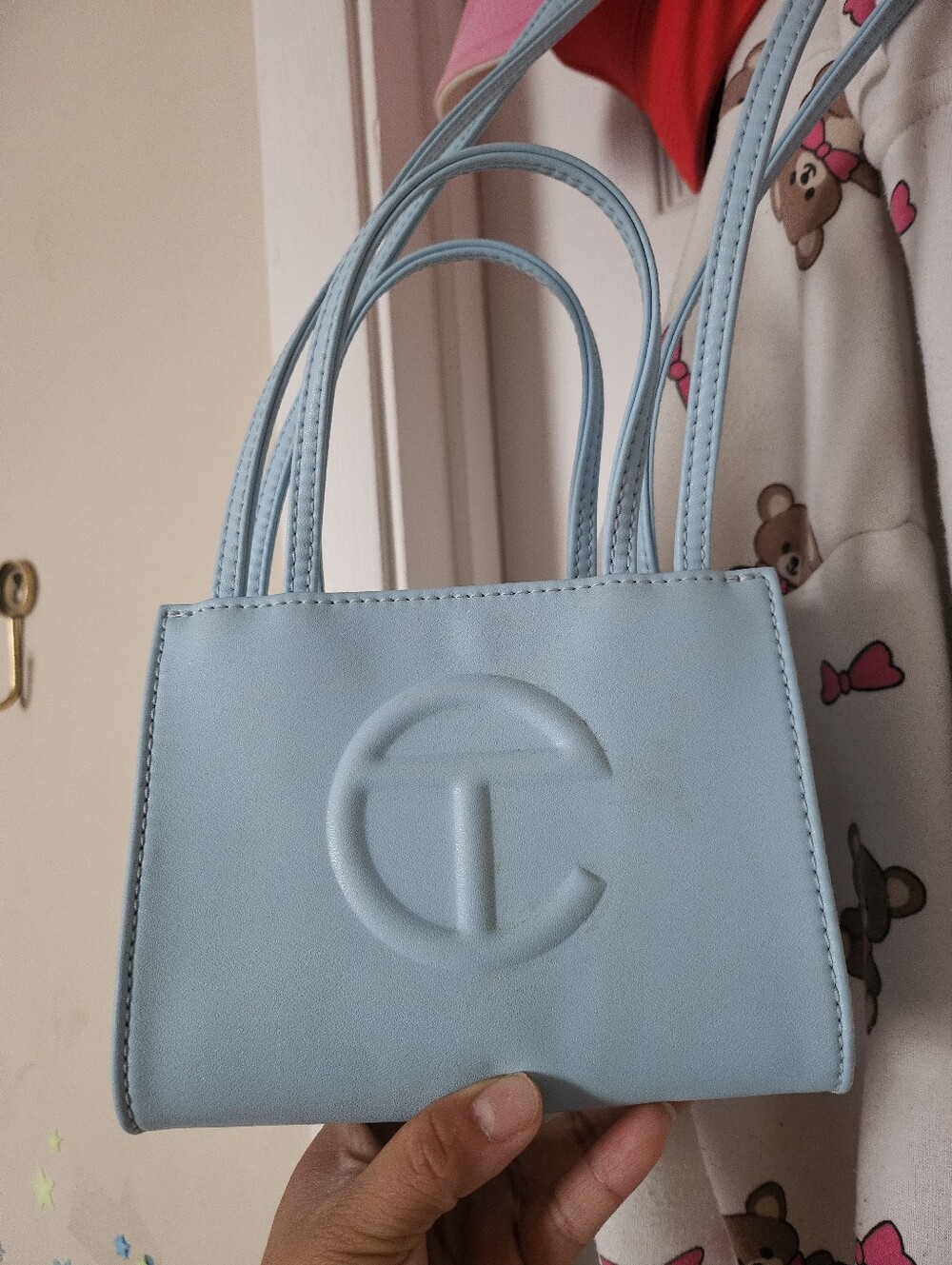 Telfar Small Shopping Bag Baby Blue